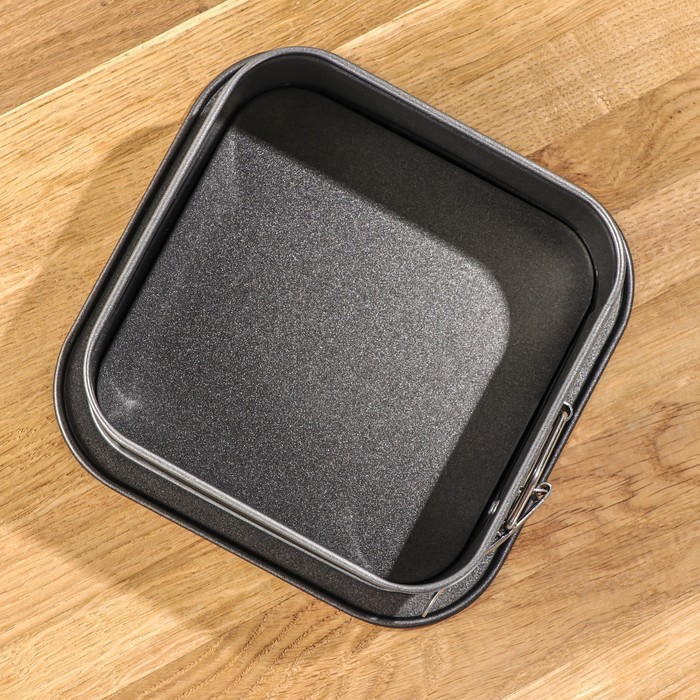 Форма для выпечки разъемная 14,5х4,5 см "Элин. Квадрат", антипригарное покрытие