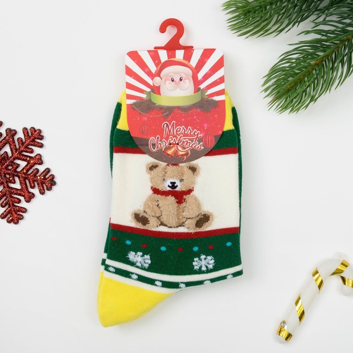 Носки "Мишутка" размер 36-39, 80% хл.,17% п/а, 3% эл.