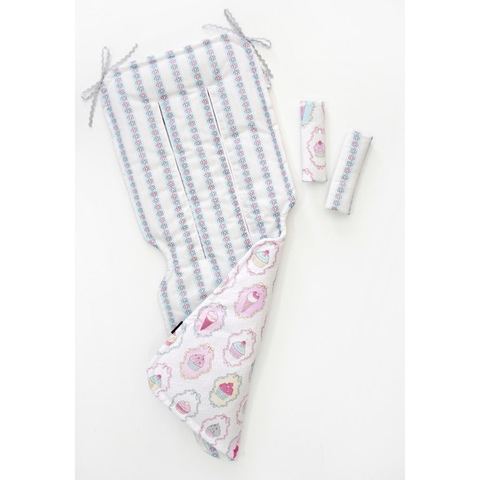 Матрасик в коляску "Шебби", размер 34х84 см, сатин