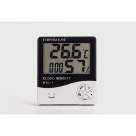 Часы-будильник электронные 'Бируни', термометр, гигрометр, 10 х 10 см Ош