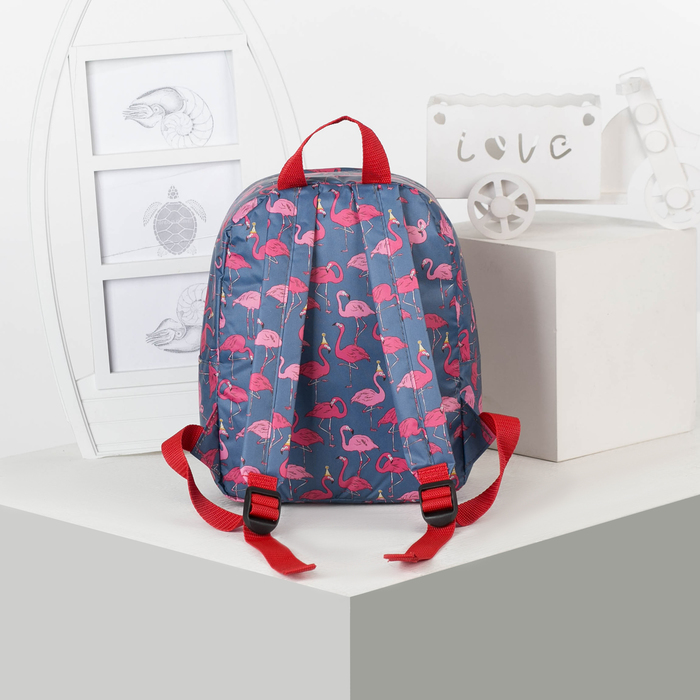 Рюкзак "Фламинго", отдел на молнии, наружный карман