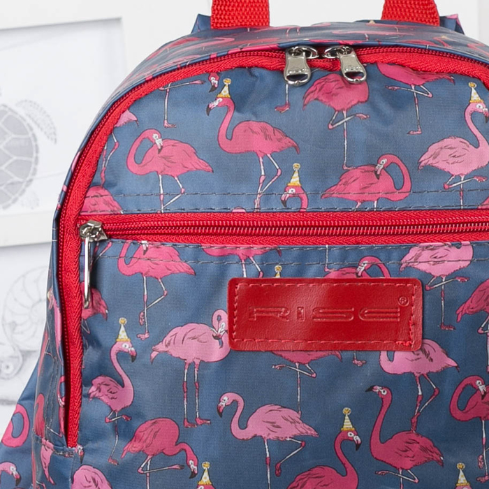 Рюкзак "Фламинго", отдел на молнии, наружный карман