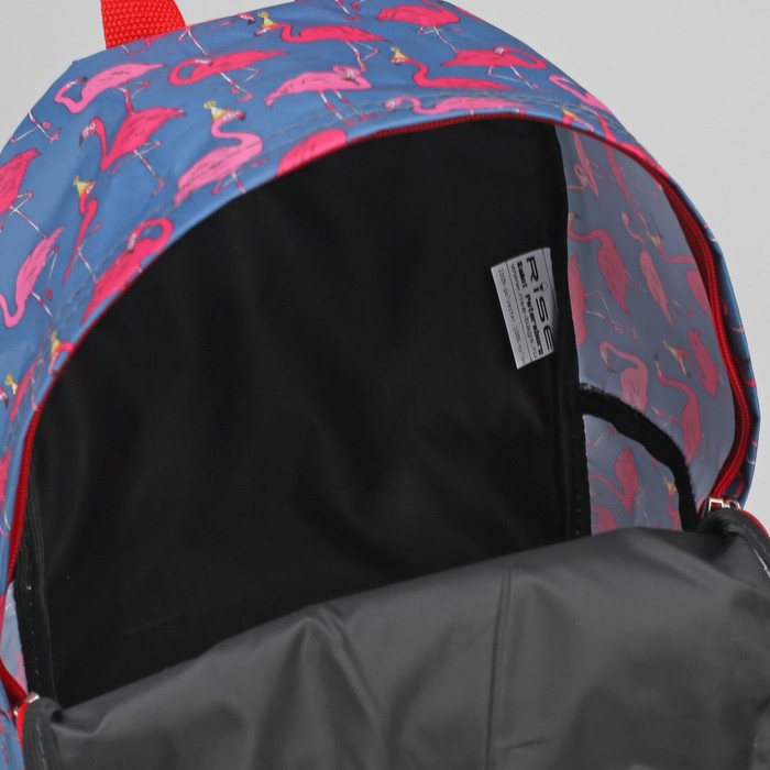 Рюкзак "Фламинго", отдел на молнии, наружный карман