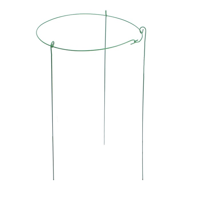 Кустодержатель, d=50 см, h=100 см, ножка d=0.3 см, металл, зелёный