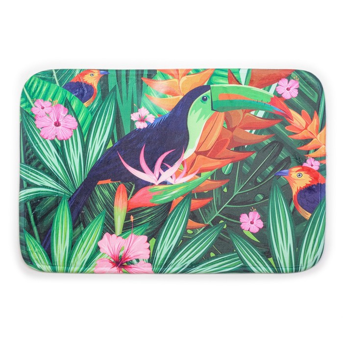 Коврик для ванной "Тукан"