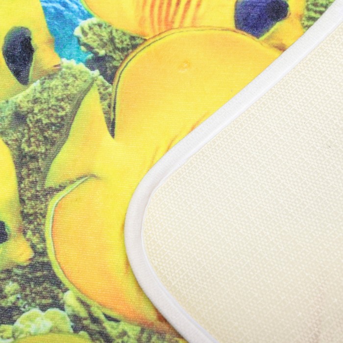 Набор ковриков для ванной и туалета 2 шт "Подводный мир"