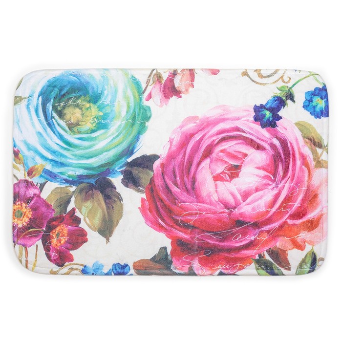 Коврик для ванной "Пионы"