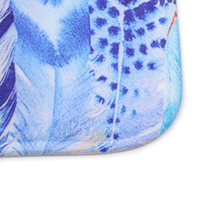 Коврик для ванной "Пёрышки"