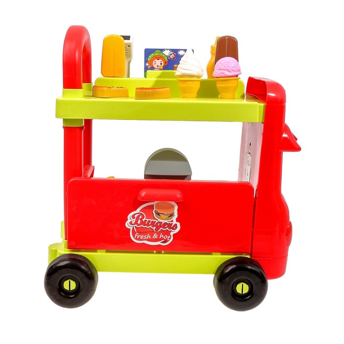 Игровой модуль "Магазин на колёсах" с аксессуарами, световые и звуковые эффекты, 37 предметов