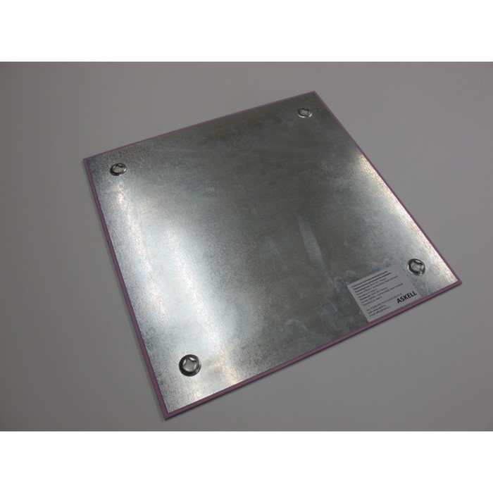 Доска магнитно-маркерная стеклянная 120*240 LUX, внутр крепл, цв алый S120240-032