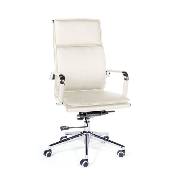 Кресло офисное "Харман", экокожа, слоновая кость