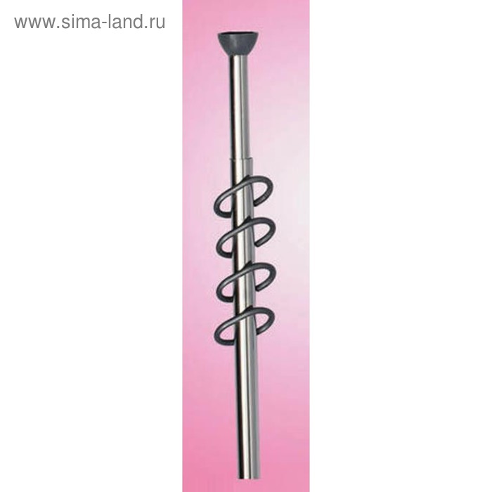 

Карниз с кольцами, 115 - 220 см, цвет серый