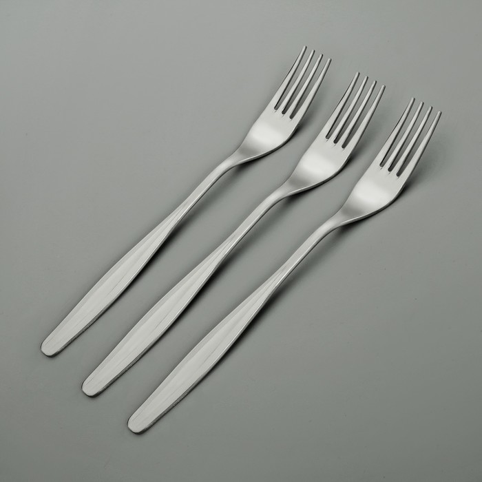 Набор столовых вилок "Визит. Универсал", 3 шт, толщина 1,2 мм, упрощенная обработка, на подвеске