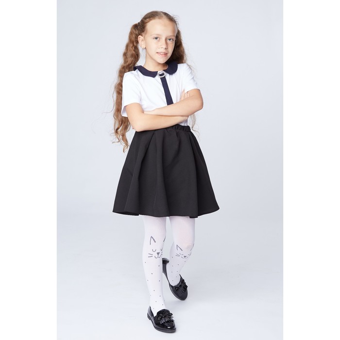 Юбка 2202Гб, р-р 30, рост 122 см, цвет чёрный