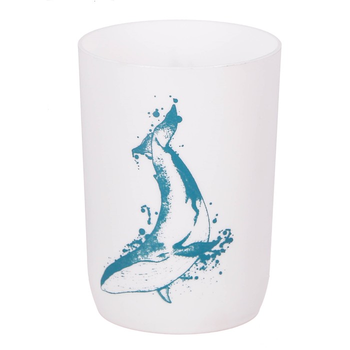 Стакан для зубных щёток «Кит», пластик