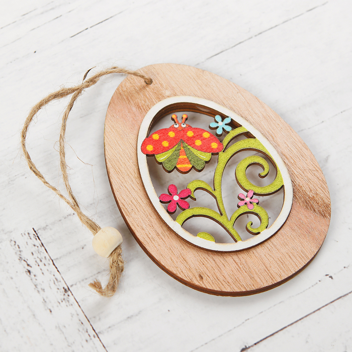 Подвеска декоративная "Божья коровка"