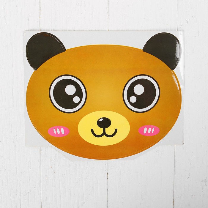 Мольберт с двусторонней доской для рисования "Рисуем с мишкой", доска: 43 × 31 см