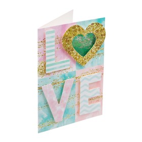

Открытка-шейкер LOVE, набор для создания, 11 × 15 см