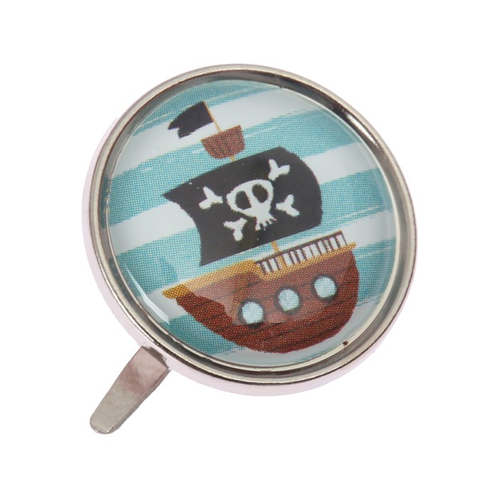 Набор брадсов для скрапбукинга с картонным декором «Полундра!», 8 х 10 см