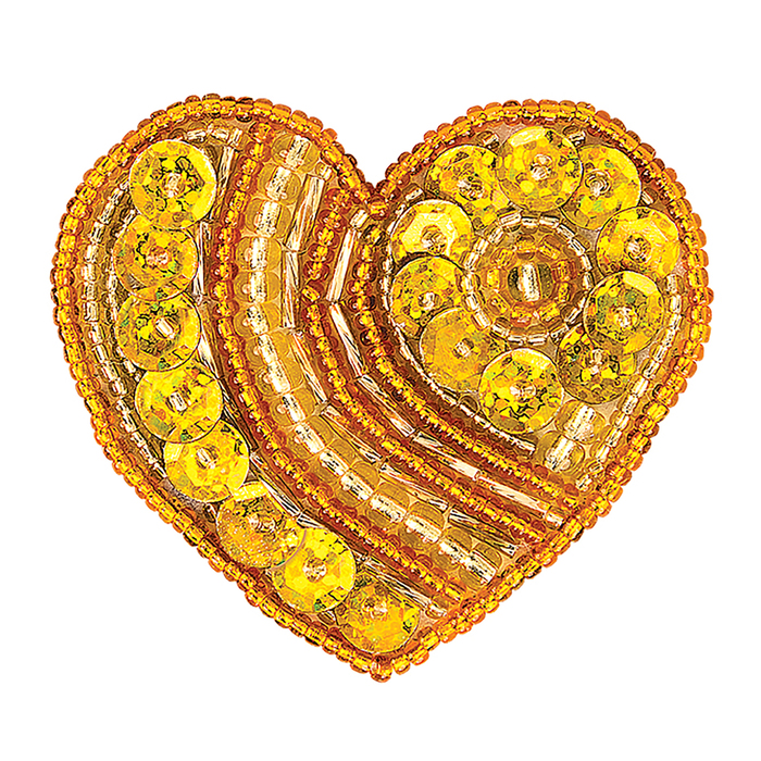 Набор для вышивки патча "Сердце" АФ 10-051