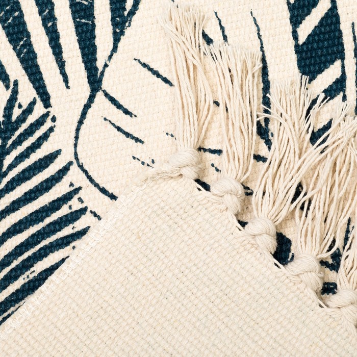 Коврик "Листья" 70х45 см, 100% хлопок