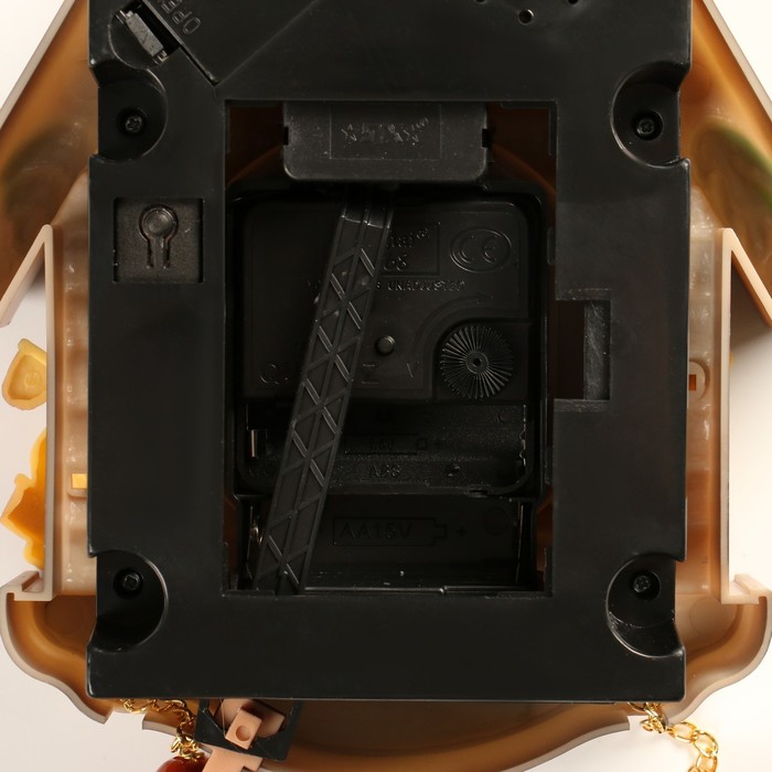 Часы настенные с кукушкой "Мишки в домике"