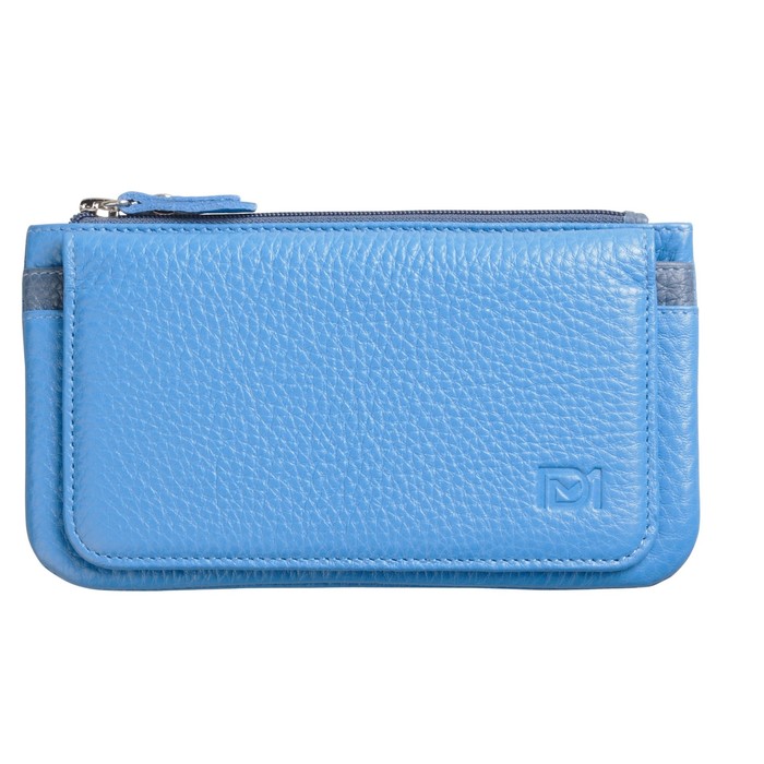 Портмоне женское, размер 17х9,5 см, цвет голубой DM-P032-F085
