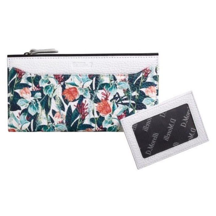 Портмоне женское, размер 19х10 см, цвет принт цветы DM-P007-F100-5