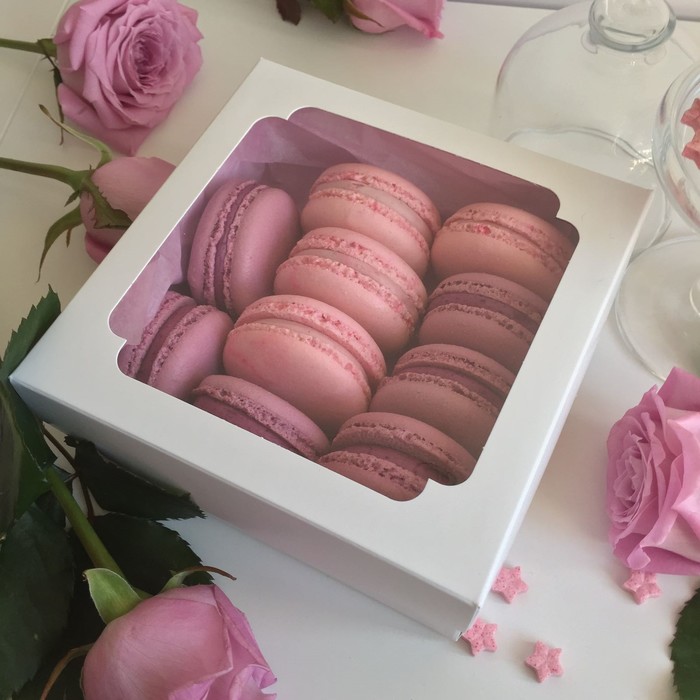 Коробка сборная, белая, 14,5 х 14,5 х 6 см