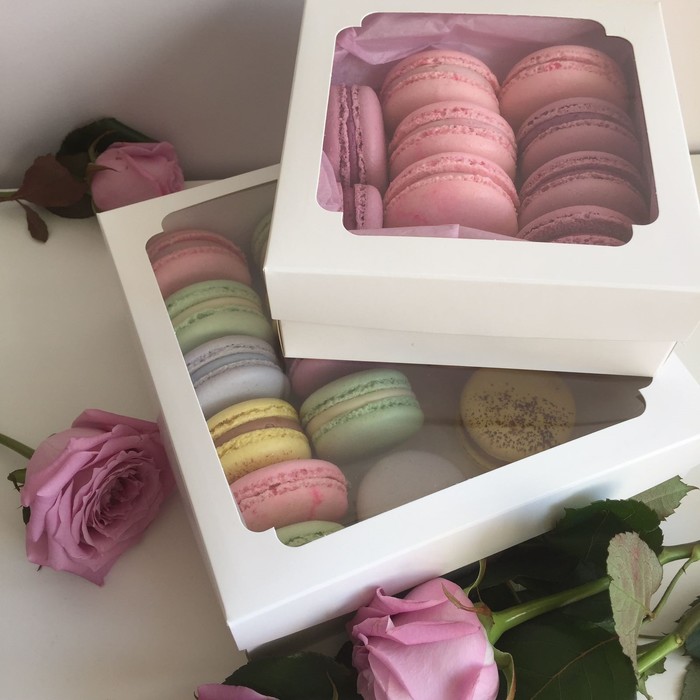 Коробка сборная, белая, 14,5 х 14,5 х 6 см