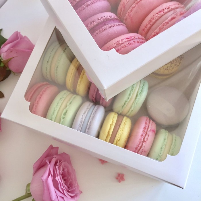 Коробка сборная, белая, 14,5 х 14,5 х 6 см