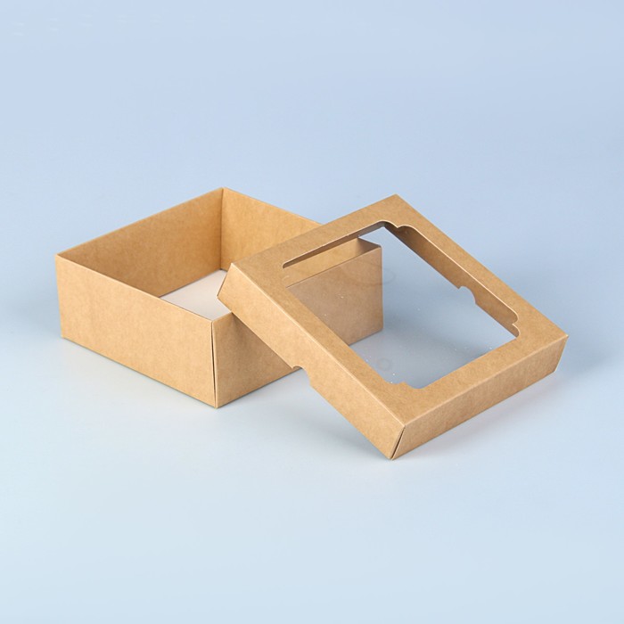 Коробка сборная, крафт, 14,5 х 14,5 х 6 см