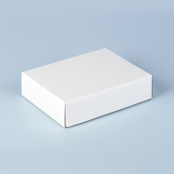 Коробка сборная, белая, 18 х 15 х 5 см