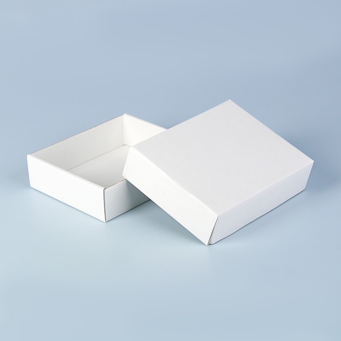 Коробка сборная, белая, 18 х 15 х 5 см