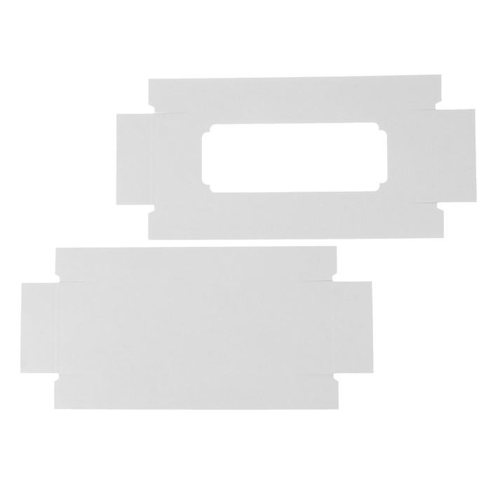 Коробка сборная, белая, 24 х 11 х 4,5 см