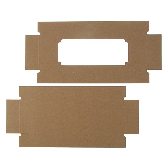 Коробка сборная, бурая, 24 х 11 х 4,5 см