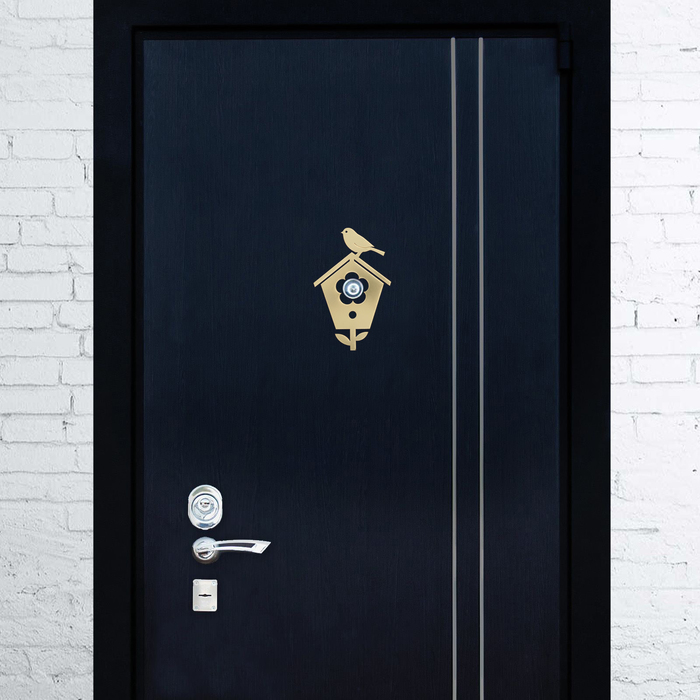 Декор на глазок "Скворечник", 12 х 19 см