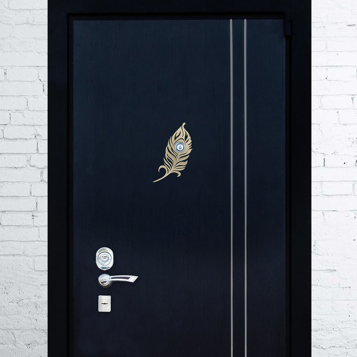 Декор на глазок "Перо", 9,5 х 14 см