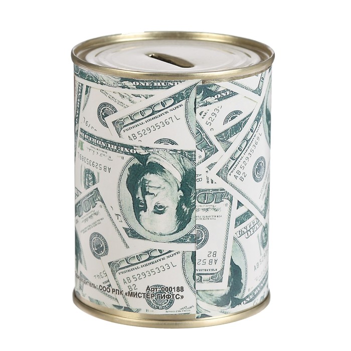 Копилка-банка металл "Денежные приметы"