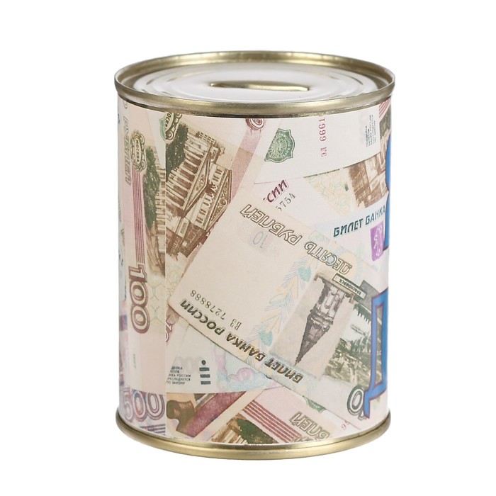 Копилка-банка металл "Я люблю деньги"