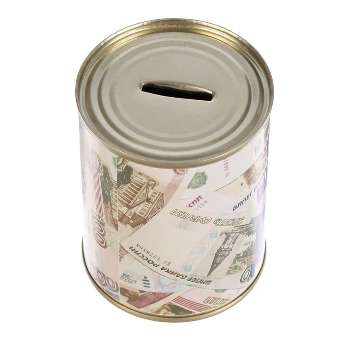 Копилка-банка металл "Я люблю деньги"