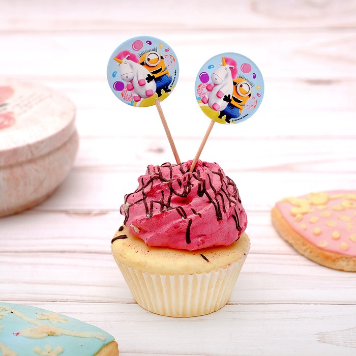 Шпажки "Миньон с единорогом" Гадкий Я (набор 12 шт)