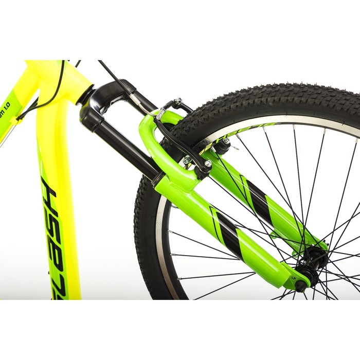 Велосипед 26" Slash STREAM 1.0 V, 2018, цвет жёлто-зеленый, размер 20"