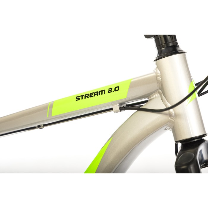 Велосипед 26" Slash STREAM 2.0 MD, 2018, цвет серо-зеленый, размер 18"