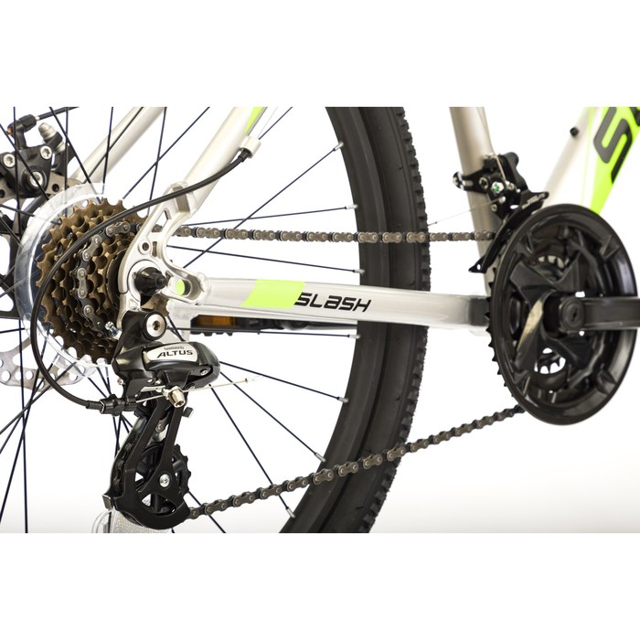Велосипед 26" Slash STREAM 2.0 MD, 2018, цвет серо-зеленый, размер 18"