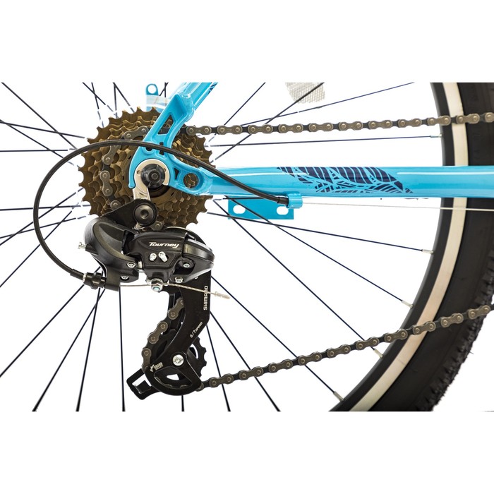 Велосипед 26" Slash EVA 1.0 V, 2018, цвет сине-зеленый, размер 18"