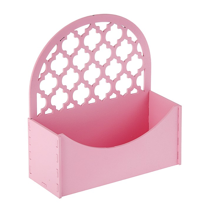 Кашпо флористическое "Конверт", розовый, 18 х 7 х 19,5 см