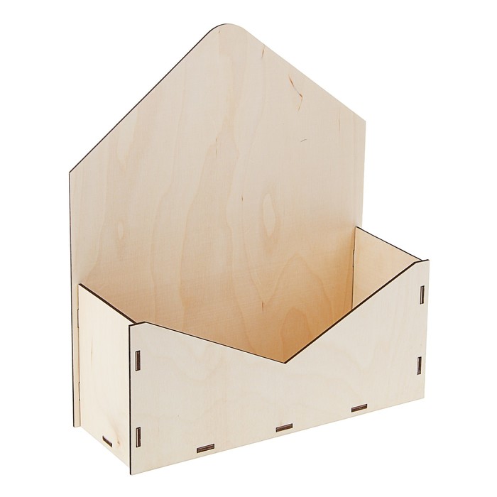 Кашпо флористическое "Конверт", №9, неокрашенный, 26 х 9,5 х 30 см