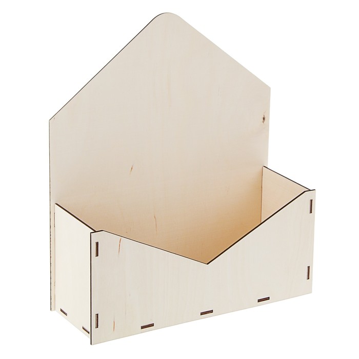 Кашпо флористическое "Конверт", №4, неокрашенный, 30 х 10,5 х 34,5 см