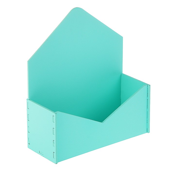 Кашпо флористическое "Конверт", тиффани, 18 х 6,6 х 20,5 см